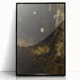 Dark Moody Wall Art - Forest Scene with Butterflies and Serpents