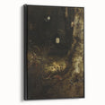 Dark Moody Wall Art - Forest Scene with Butterflies and Serpents