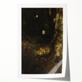Dark Moody Wall Art - Forest Scene with Butterflies and Serpents
