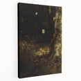 Dark Moody Wall Art - Forest Scene with Butterflies and Serpents