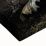 Moody Art Prints - Thistle and Butterfly Scene in Dark Nature Tones