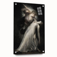 Dark Art Decor - Ethereal Dance Scene with Ghostly Figures in Shadows