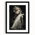 Dark Art Decor - Ethereal Dance Scene with Ghostly Figures in Shadows