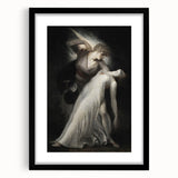 Dark Art Decor - Ethereal Dance Scene with Ghostly Figures in Shadows