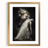 Dark Art Decor - Ethereal Dance Scene with Ghostly Figures in Shadows