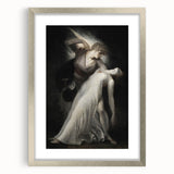 Dark Art Decor - Ethereal Dance Scene with Ghostly Figures in Shadows