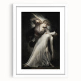 Dark Art Decor - Ethereal Dance Scene with Ghostly Figures in Shadows