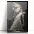 Dark Art Decor - Ethereal Dance Scene with Ghostly Figures in Shadows