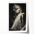 Dark Art Decor - Ethereal Dance Scene with Ghostly Figures in Shadows