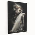 Dark Art Decor - Ethereal Dance Scene with Ghostly Figures in Shadows