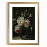 Timeless Dark Prints - Classic Floral Bouquet in Elegant Dark Tones