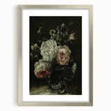 Timeless Dark Prints - Classic Floral Bouquet in Elegant Dark Tones