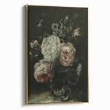 Timeless Dark Prints - Classic Floral Bouquet in Elegant Dark Tones