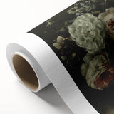 Timeless Dark Prints - Classic Floral Bouquet in Elegant Dark Tones