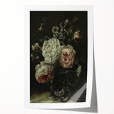 Timeless Dark Prints - Classic Floral Bouquet in Elegant Dark Tones