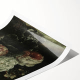 Timeless Dark Prints - Classic Floral Bouquet in Elegant Dark Tones