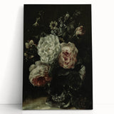 Timeless Dark Prints - Classic Floral Bouquet in Elegant Dark Tones