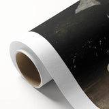 Dark Moody Wall Art - Dramatic Mushroom Still Life with Shadows