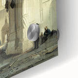 Dark Moody Wall Art Gothic Architectural Print for Dramatic Interiors
