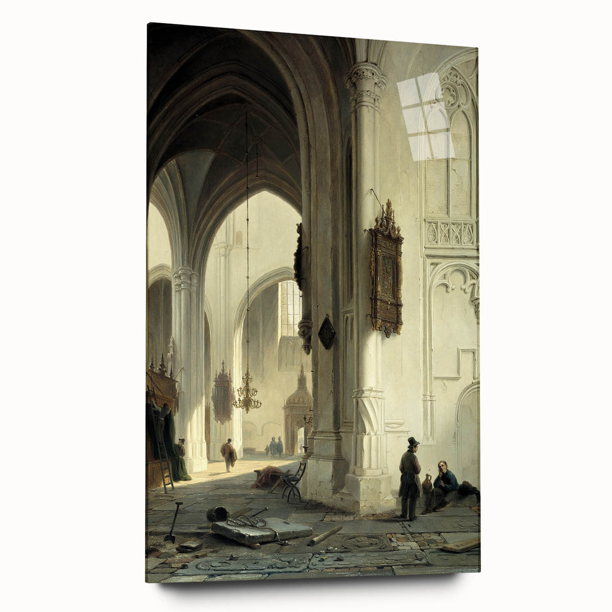Dark Moody Wall Art Gothic Architectural Print for Dramatic Interiors