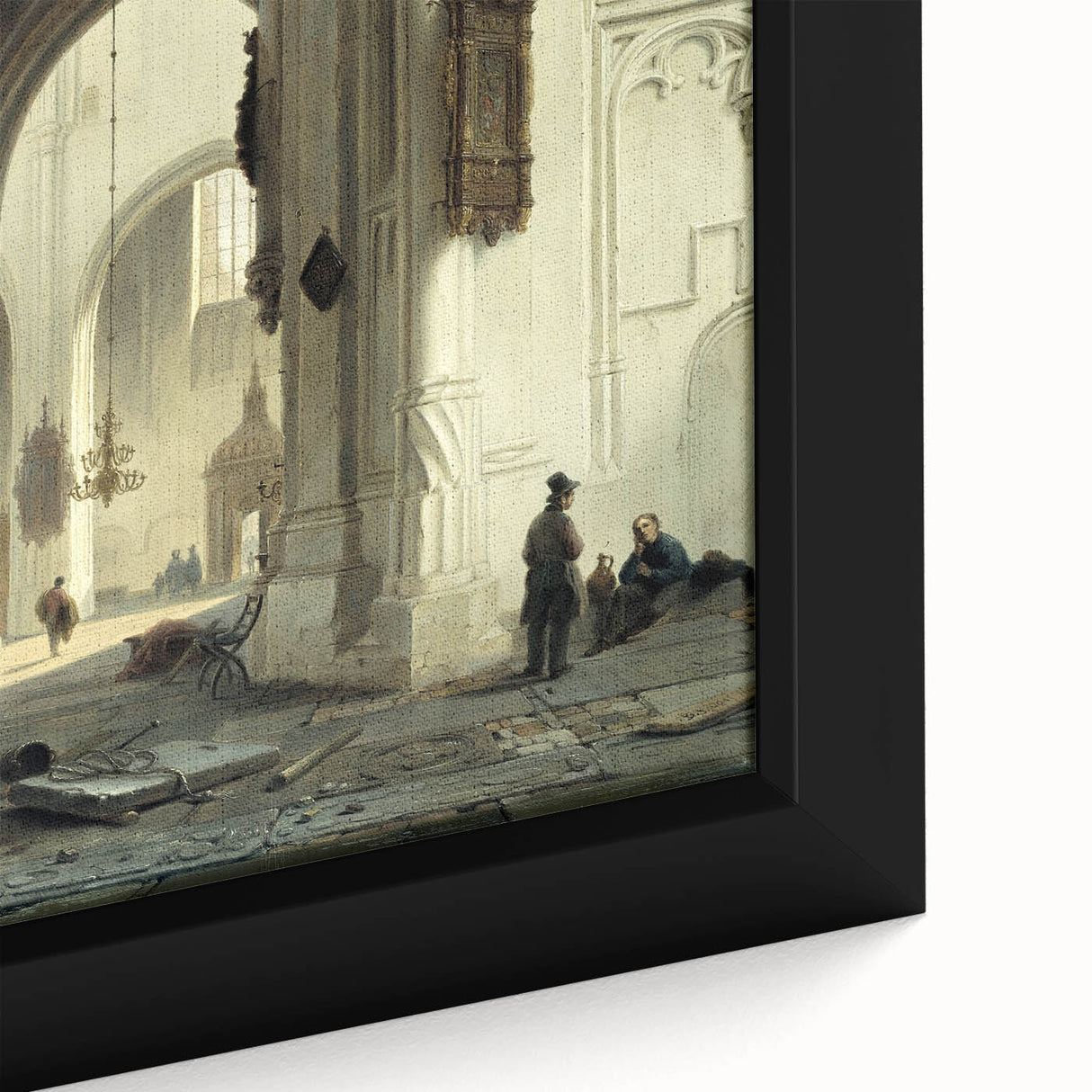 Dark Moody Wall Art Gothic Architectural Print for Dramatic Interiors