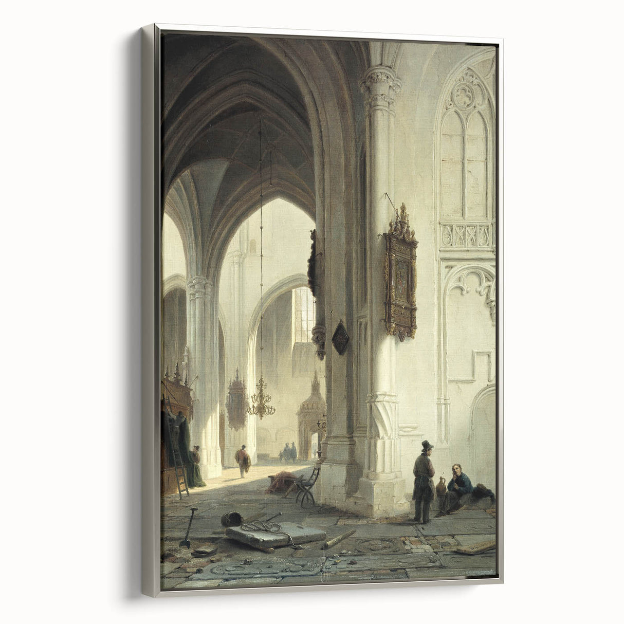 Dark Moody Wall Art Gothic Architectural Print for Dramatic Interiors
