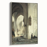 Dark Moody Wall Art Gothic Architectural Print for Dramatic Interiors