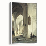 Dark Moody Wall Art Gothic Architectural Print for Dramatic Interiors