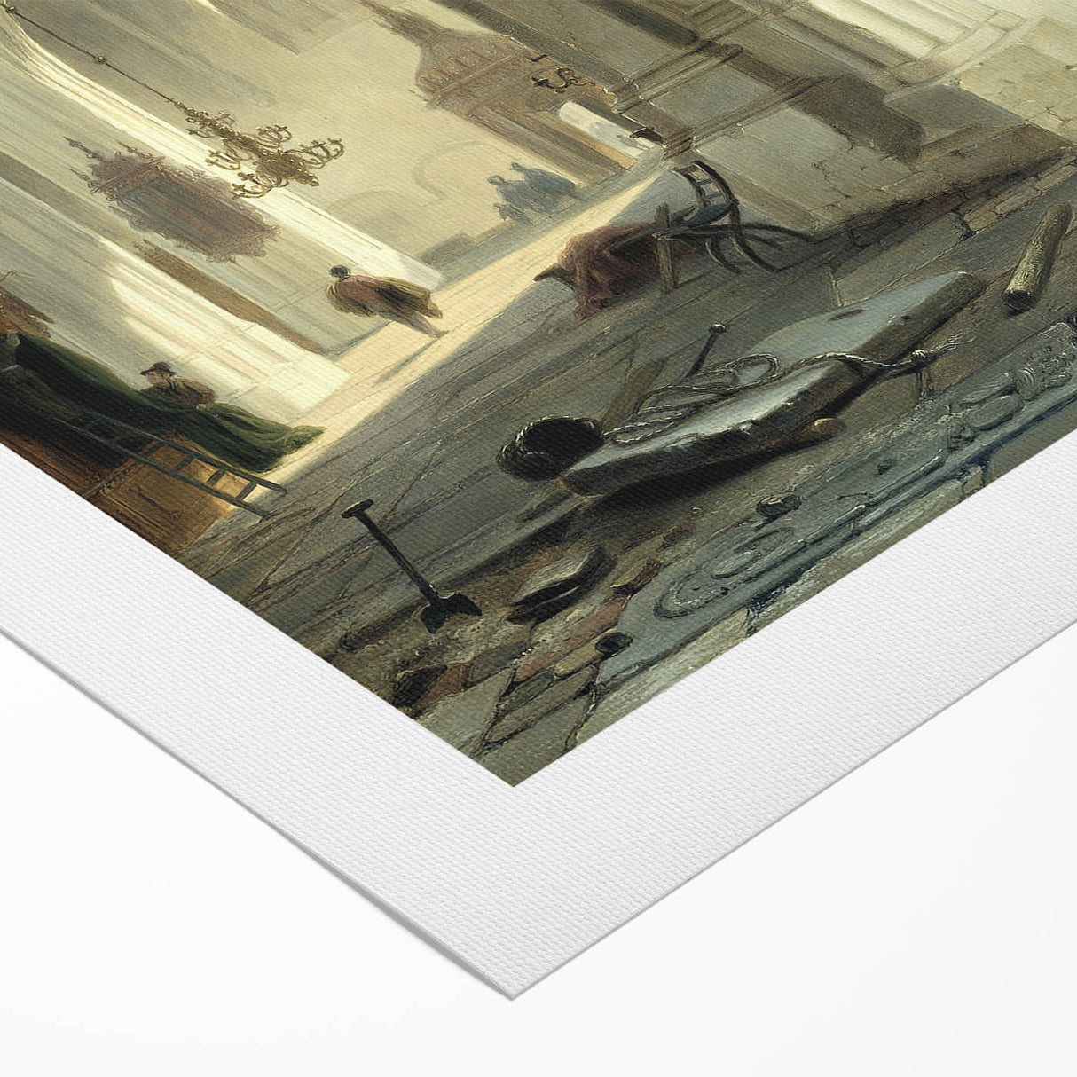 Dark Moody Wall Art Gothic Architectural Print for Dramatic Interiors