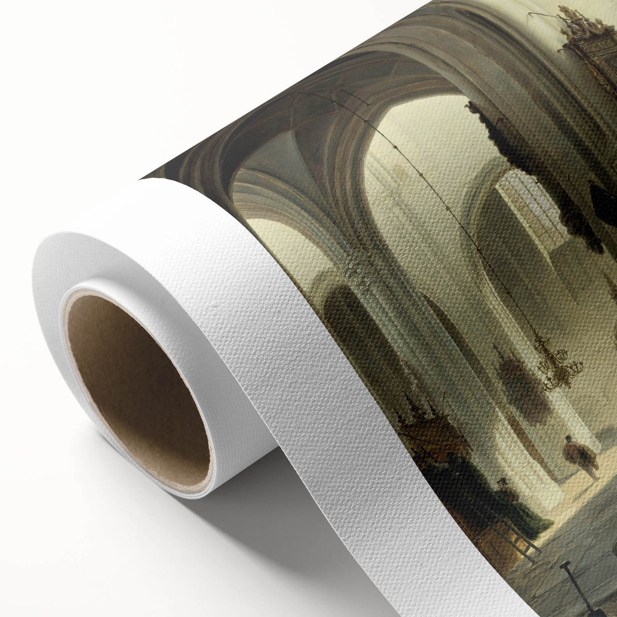 Dark Moody Wall Art Gothic Architectural Print for Dramatic Interiors