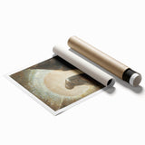 Dark Moody Wall Art - Mystical Silhouette in Ethereal Light and Shadow