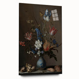 Timeless Dark Prints - Classic Floral Still Life with Rich Dark Hues
