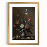 Timeless Dark Prints - Classic Floral Still Life with Rich Dark Hues