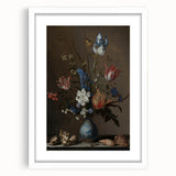Timeless Dark Prints - Classic Floral Still Life with Rich Dark Hues