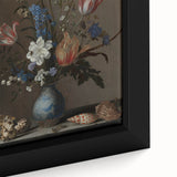 Timeless Dark Prints - Classic Floral Still Life with Rich Dark Hues