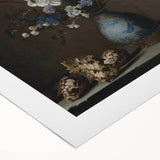 Timeless Dark Prints - Classic Floral Still Life with Rich Dark Hues