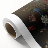 Timeless Dark Prints - Classic Floral Still Life with Rich Dark Hues
