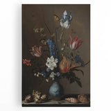 Timeless Dark Prints - Classic Floral Still Life with Rich Dark Hues