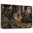 Timeless Dark Prints - Moody Rabbit and Forest Scene Art Decor