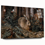 Timeless Dark Prints - Moody Rabbit and Forest Scene Art Decor