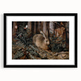 Timeless Dark Prints - Moody Rabbit and Forest Scene Art Decor