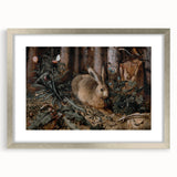 Timeless Dark Prints - Moody Rabbit and Forest Scene Art Decor