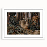 Timeless Dark Prints - Moody Rabbit and Forest Scene Art Decor