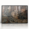 Timeless Dark Prints - Moody Rabbit and Forest Scene Art Decor