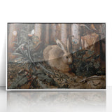 Timeless Dark Prints - Moody Rabbit and Forest Scene Art Decor