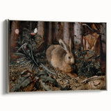 Timeless Dark Prints - Moody Rabbit and Forest Scene Art Decor