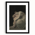 Moody Art Prints - Intimate Embrace in Ethereal Light and Shadows