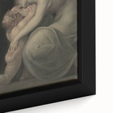 Moody Art Prints - Intimate Embrace in Ethereal Light and Shadows