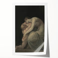 Moody Art Prints - Intimate Embrace in Ethereal Light and Shadows