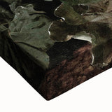 Dark Moody Wall Art - Enchanted Forest Scene with Butterflies & Leaves